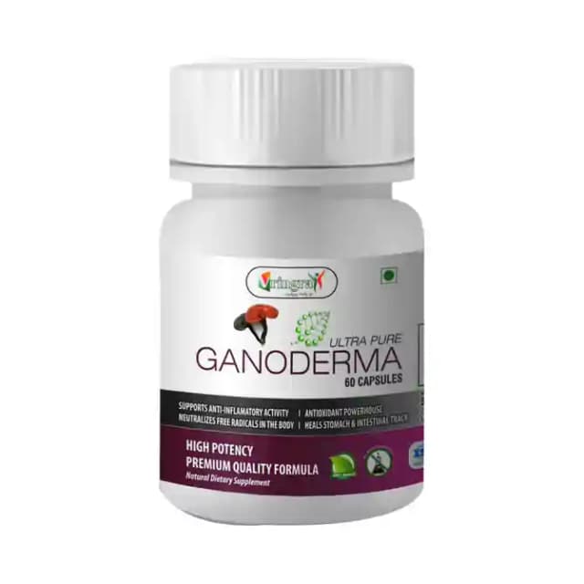 J J Enterprise Ganoderma (1 Bottle of 60 capsules)