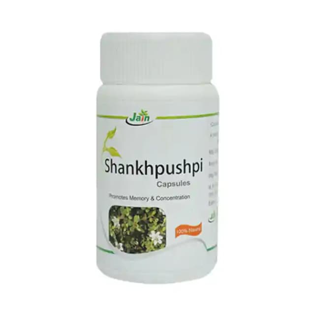 Jain Shankhpushpi (1 Bottle of 60 capsules)