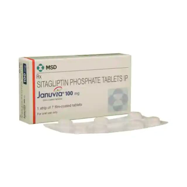 Januvia 100mg (7 tablets in 1 strip)