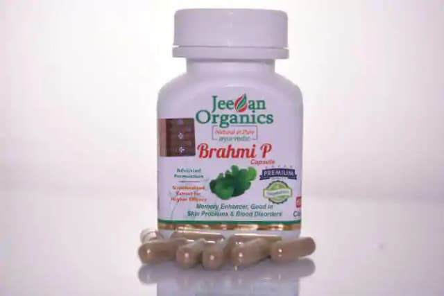Jeevan Organics Brahmi P (1 Bottle of 60 capsules)