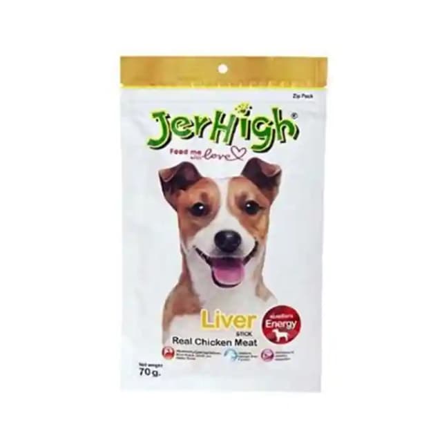 JerHigh Liver Stick Dog Treats (1 Packet Of 70 gm Pet Food)