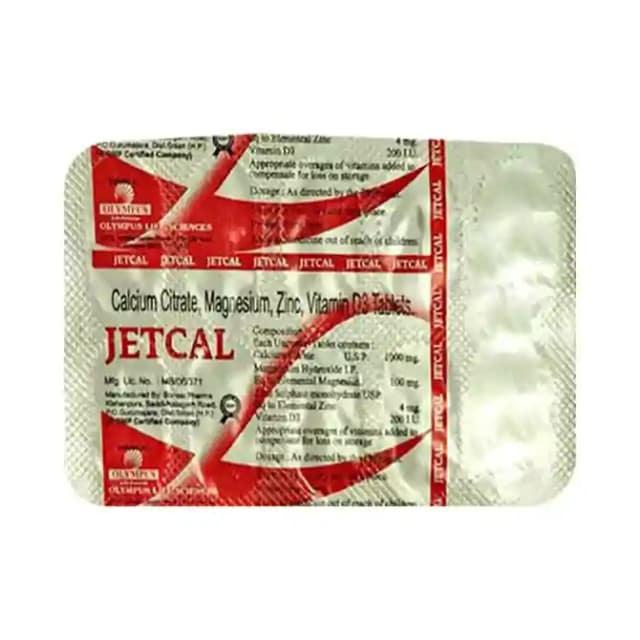 Jetcal (1 Strip Of 10 tablets)