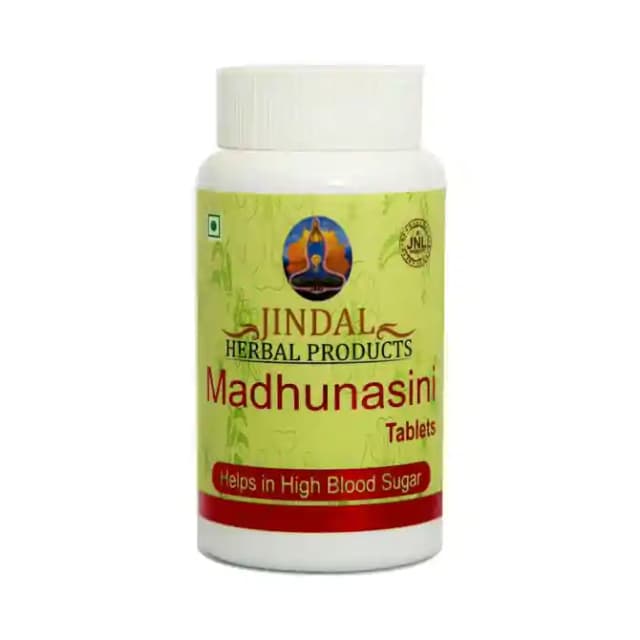 Jindal Herbal Madhunasini (1 Bottle of 60 tablets)