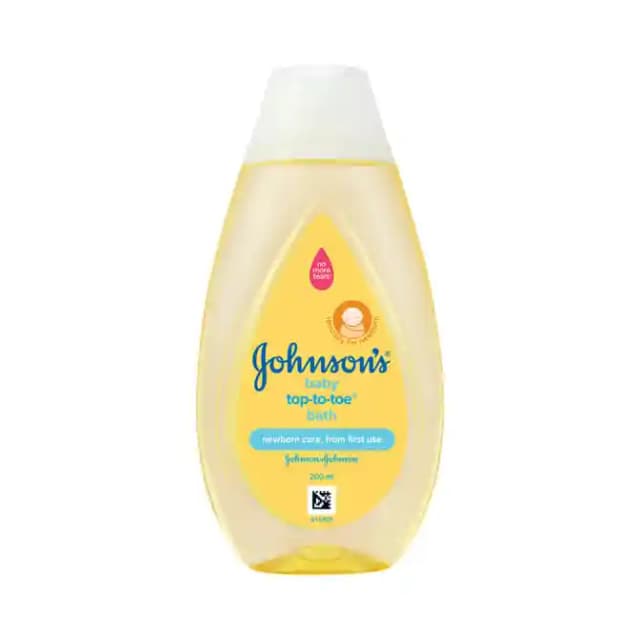 Johnsons Baby Top to Toe Bath (1 Bottle of 200 ml Liquid)