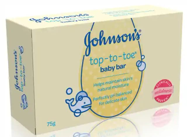 Johnsons Top To Toe Baby Bar (1 Packet Of 75 gm Soap)