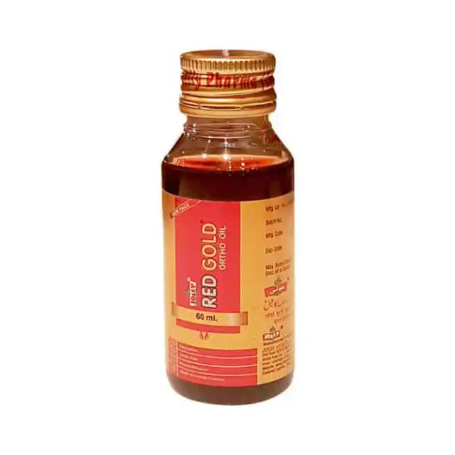 Jolly Red Gold Ortho Oil (1 Bottle of 60 ml Oil)