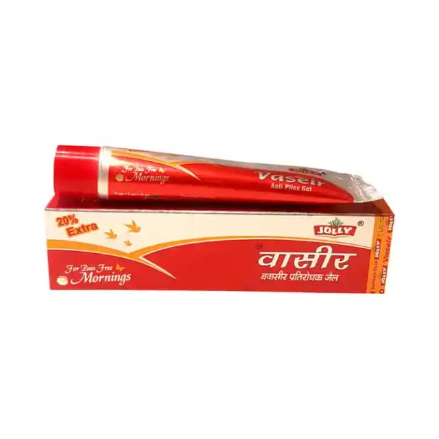 Jolly Vaseir Anti Piles Gel (1 Tube Of 30 gm Gel)
