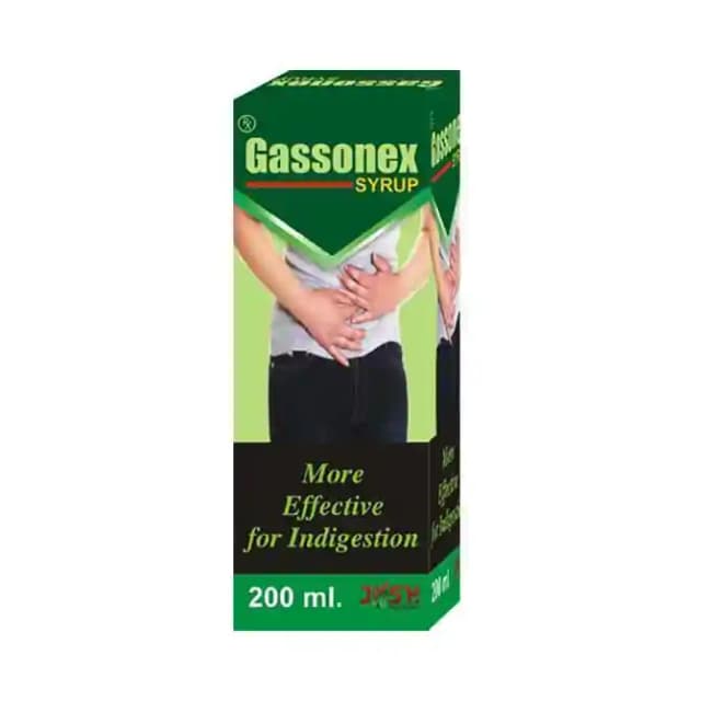 Josh Healthcare Gassonex Syrup (1 Bottle of 200 ml Syrup)