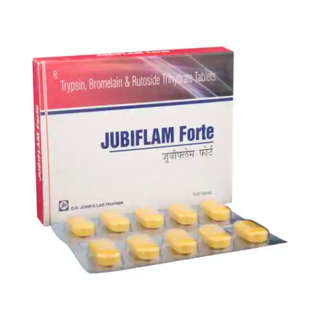 Jubiflam Forte (10 tablets in 1 strip)