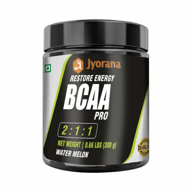 Jyorana BCAA Pro 2:1:1 Watermelon (1 Jar Of 300 gm Powder)