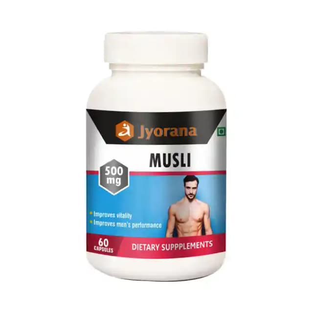 Jyorana Musli 500mg (1 Bottle of 60 capsules)
