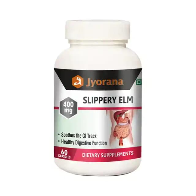 Jyorana Slippery Elm 400mg (1 Bottle of 60 capsules)