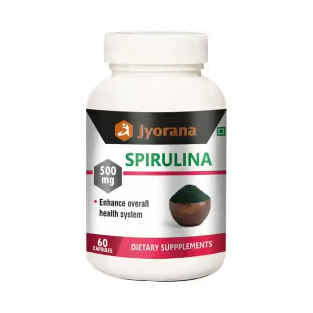 Jyorana Spirulina 500mg (1 Bottle of 60 capsules)