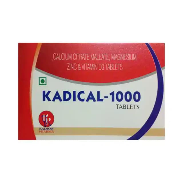 Kadical 1000 (1 Strip Of 10 tablets)