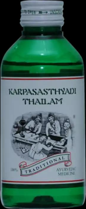 Kairali Karpasasthyadi Thailam (1 Bottle of 200 ml Oil)