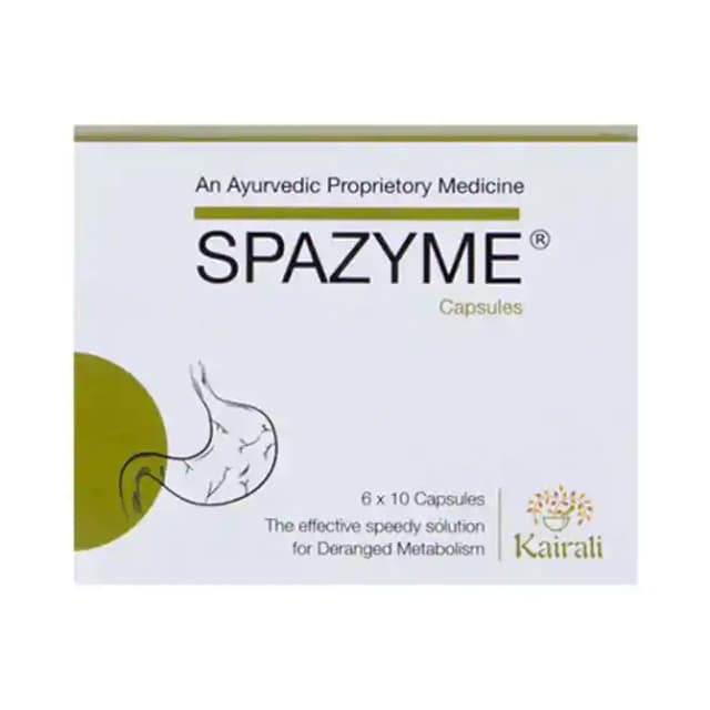 Kairali Spazyme (1 Box Of 60 capsules)