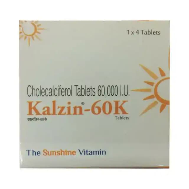 Kalzin 60K (1 Strip Of 4 tablets)
