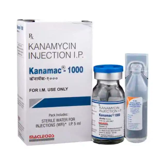 Kanamac 1000 Injection (5 ml in 1 vial)
