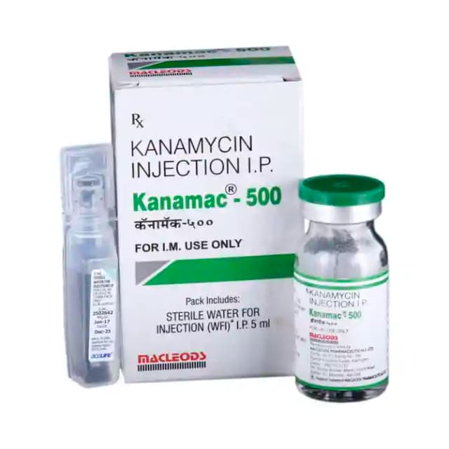Kanamac 500 Injection (1 Injection in 1 vial)