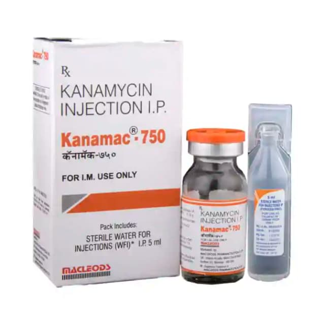Kanamac 750 Injection (5 ml in 1 vial)