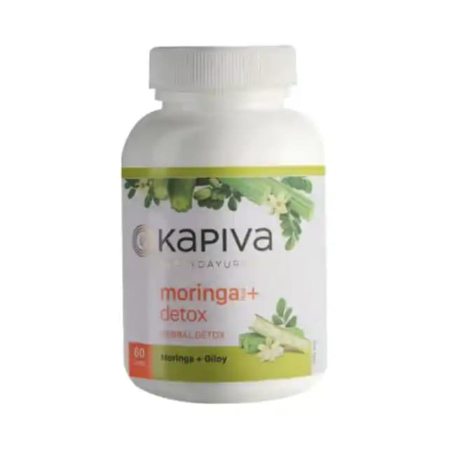 Kapiva Moringa Plus Detox (1 Bottle of 60 capsules)