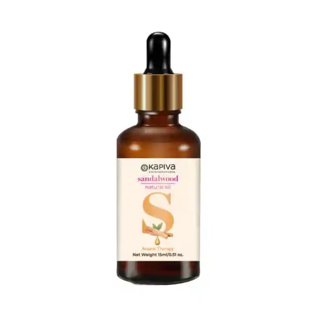 Kapiva Sandalwood Natural Oil (1 Bottle of 15 ml Oil)