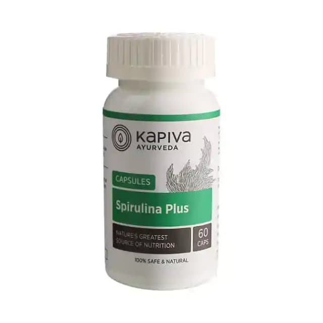 Kapiva Spirulina Plus (1 Bottle of 60 capsules)