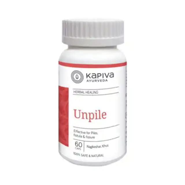 Kapiva Unpile (1 Bottle of 60 capsules)