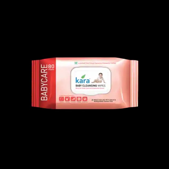 Kara Baby Cleansing Wipes (1 Packet Of 80 wipes)