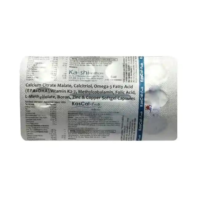 Kascal Forte Soft Gelatin (1 Strip Of 10 soft gelatin capsules)