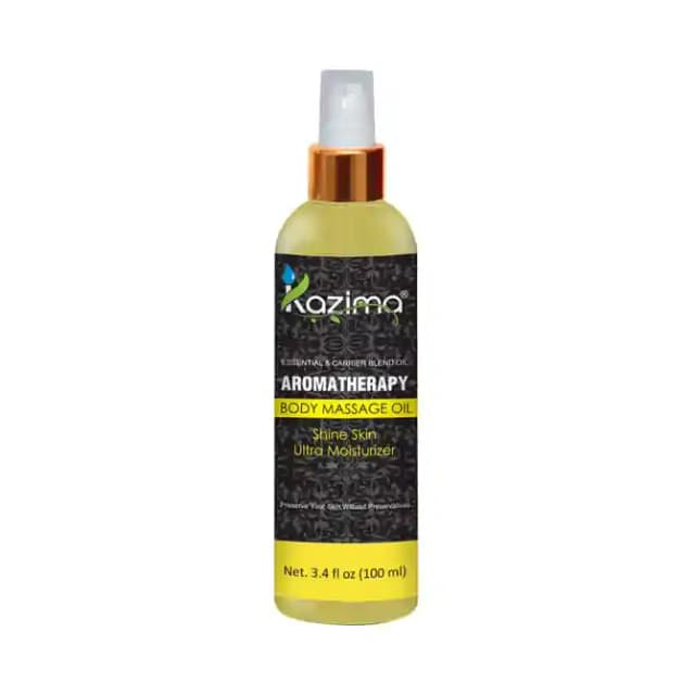 Kazima Aromatherapy Body Massage Oil (1 Pump Bottle of 100 ml Oil)