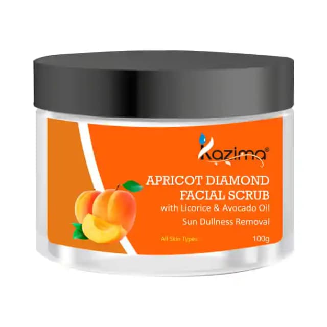 Kazima Facial Scrub Apricot Diamond (1 Jar Of 100 gm Scrub)