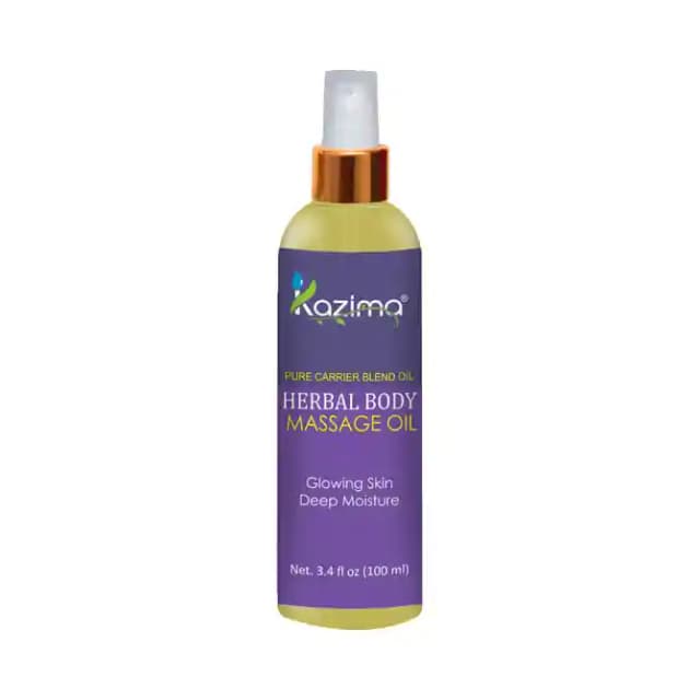 Kazima Herbal Body Massage Oil (1 Pump Bottle of 100 ml Oil)