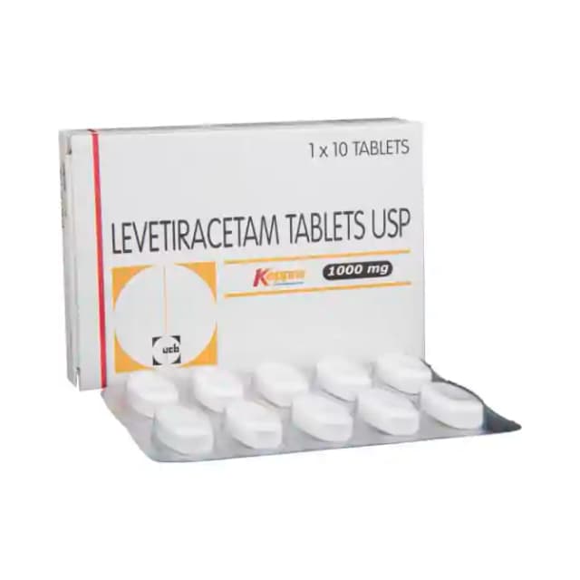 Keppra 1000mg (10 tablets in 1 strip)