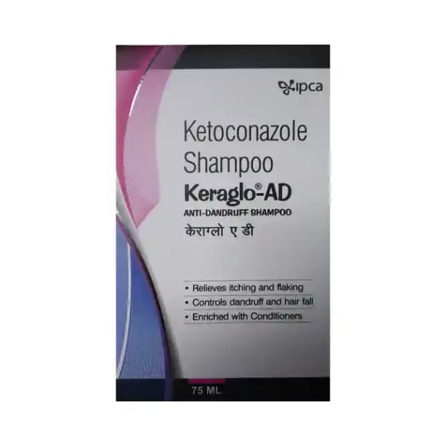 Keraglo AD Anti Dandruff Shampoo (75 ml in 1 bottle)
