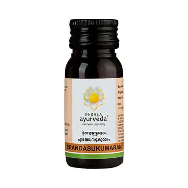 Kerala Ayurveda Erandasukumaram (1 Bottle of 30 ml Oil)