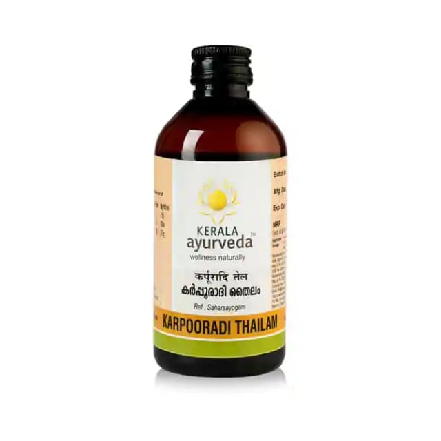 Kerala Ayurveda Karpooradi Thailam (1 Bottle of 200 ml Oil)