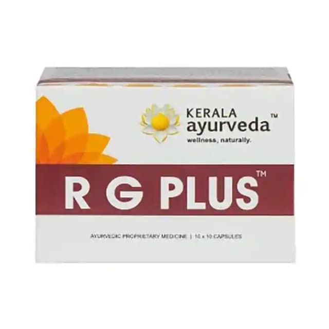 Kerala Ayurveda RG Plus (1 Packet Of 100 capsules)