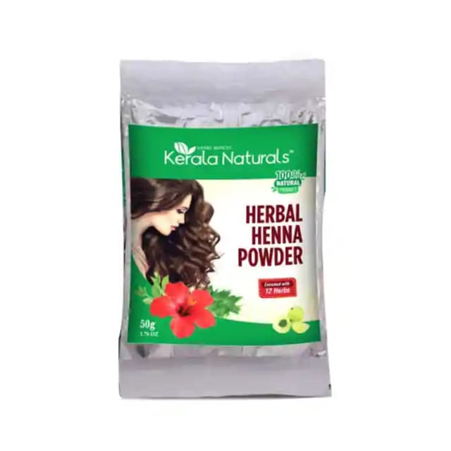 Kerala Naturals Herbal Henna Powder (1 Packet Of 50 gm Powder)