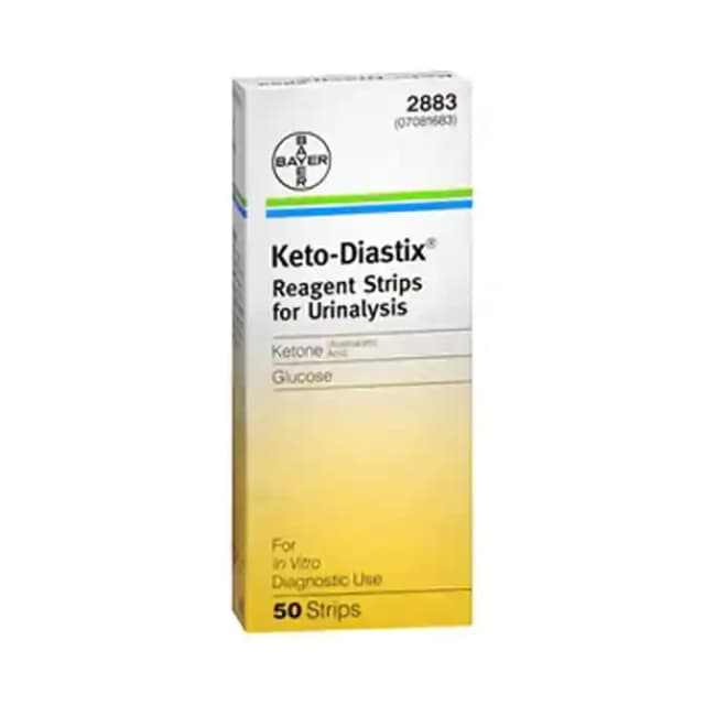 Keto Diastix Reagent Test Strip (1 Packet Of 50 Test Strips)