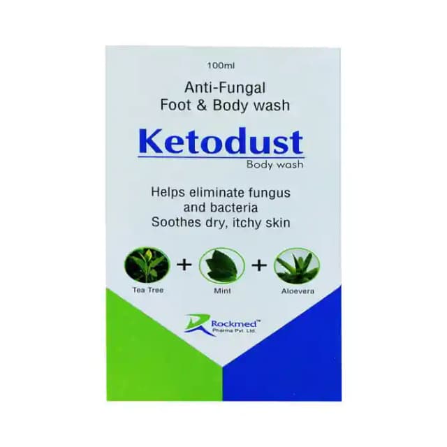 Ketodust Body Wash (1 Bottle of 100 ml Body Wash)