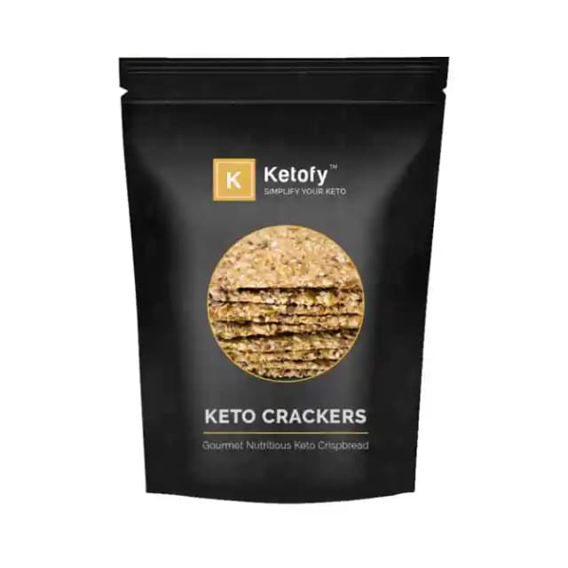 Ketofy Keto Crackers (1 Packet Of 250 gm Snacks)