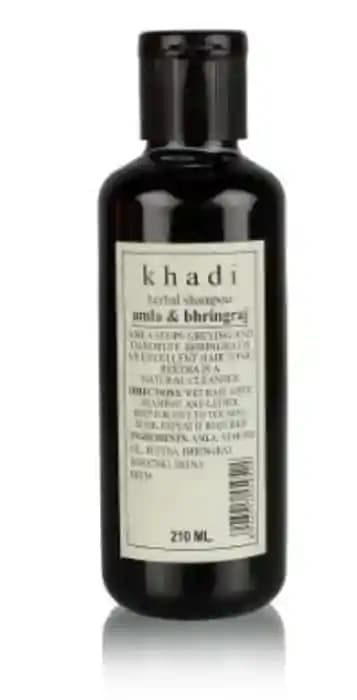 Khadi Herbal Amla & Bhringraj Shampoo (1 Bottle of 210 ml Shampoo)