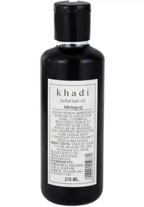Khadi Herbal Bhringraj Pure Hair Oil (1 Bottle of 210 ml Oil)