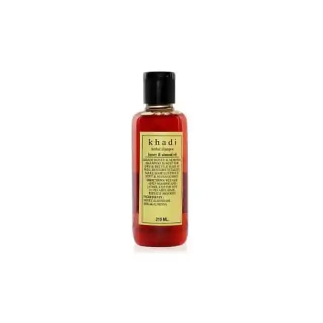 Khadi Herbal Honey & Almond Oil Shampoo (1 Bottle of 210 ml Shampoo)