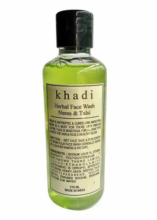 Khadi Herbal Neem & Tulsi Face Wash (1 Bottle of 210 ml Face Wash)
