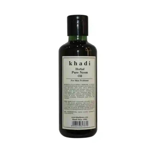 Khadi Herbal Pure Neem Oil (1 Bottle of 100 ml Oil)