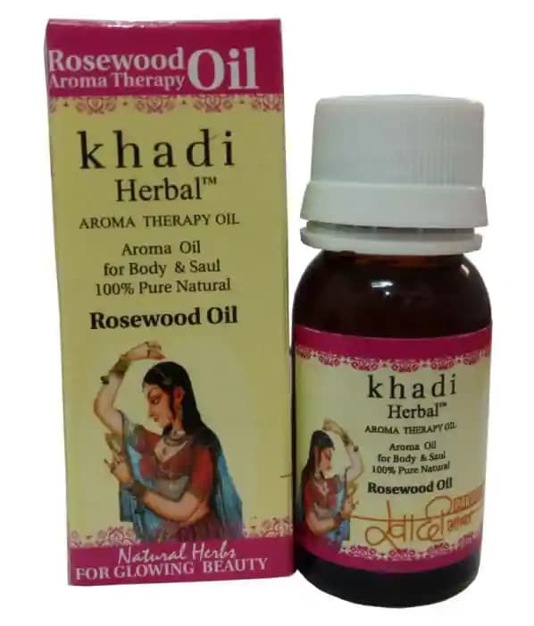 Khadi Herbal Rosewood Oil (1 Bottle of 15 ml Oil)