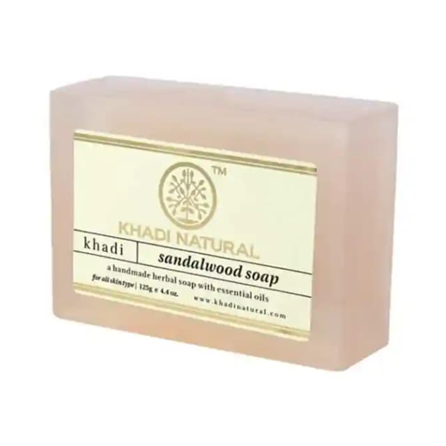 Khadi Herbal Sandal Soap (1 Packet Of 125 gm Soap)
