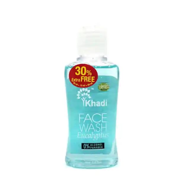 Khadi India Face Wash Eucalyptus (1 Bottle of 65 ml Face Wash)